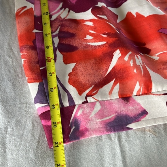 LOFT Ann Taylor• Formal Coral Floral Women’s Pencil Skirt , Size 8, EUC - Picture 12 of 12
